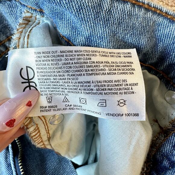 NWT CIRCUS NY SAM EDELMAN Denim Maxi Skirt Size 25 Glam Modern Indie Casual Luxe - Picture 11 of 12